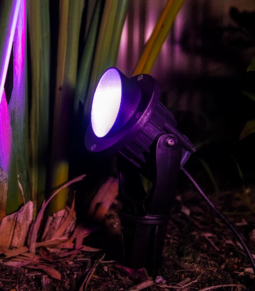 Holman RGB Colour Spotlight 100mm, Aqua Gardening