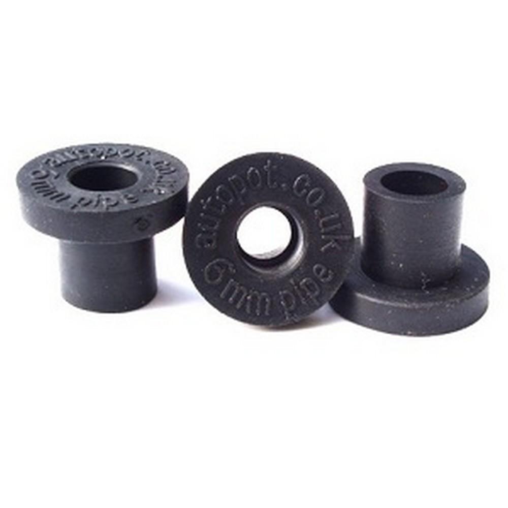 1" TOP  HAT RUBBER GROMMETS PACK OF 5 