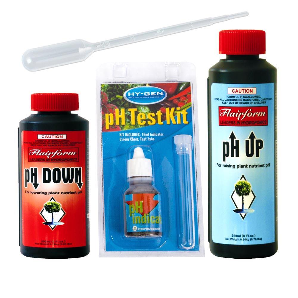 General Hydroponics pH Control Test Kit hydroponics GH up down combo 