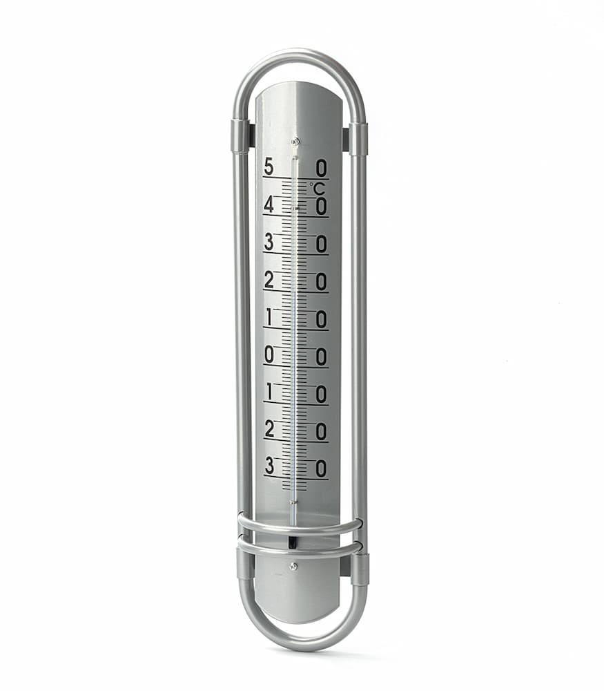 Holman 380mm Aluminium Thermometer, Aqua Gardening