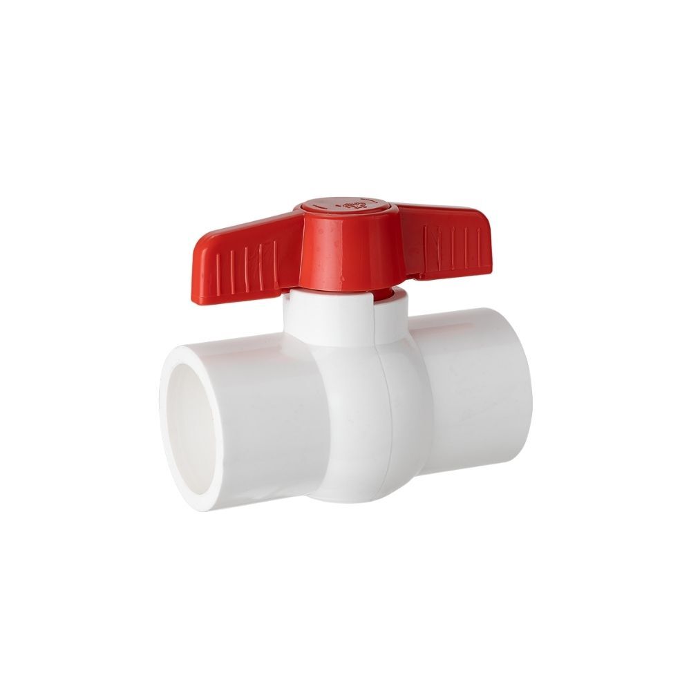 Holman Solvent Weld PVC Ball Valve 32mm, Aqua Gardening