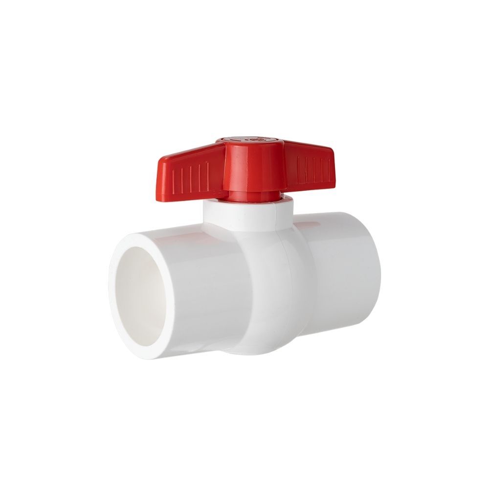 Holman Solvent Weld PVC Ball Valve 40mm, Aqua Gardening