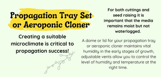 Propagation Tray Set or Aeroponic Cloner