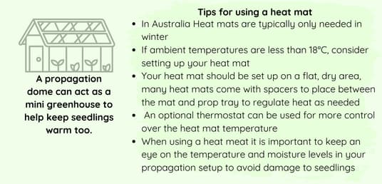 Tips for using a heat mat