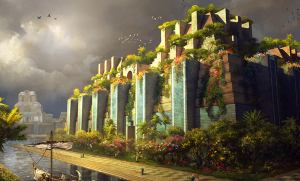 The History of Hydroponics Babylon Hanging Gardens
