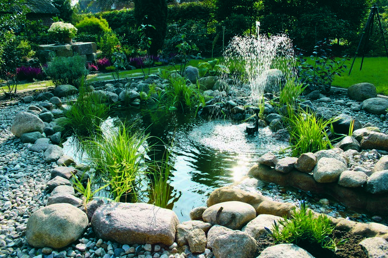 Garden Fountain Pond