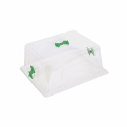 Small Propagation Lid with 3 Green Vents 37 x 30 x 16cm