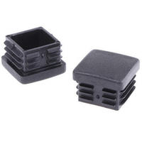 Square Plastic End Cap for 25mm Aluminium Square Tube 25mm