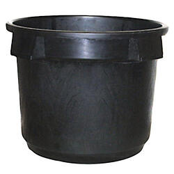 Round Black Pot With Holes with Handles 52L