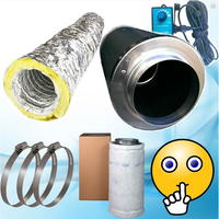 Silenced Phresh Hyper Fan Bundle with Can Filter & Acoustic Duct 200mm