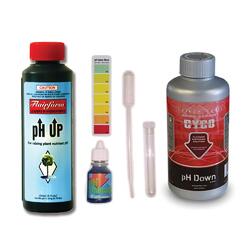 pH Test Kit with Hygen Test, pH Up, pH Down and Pipette 2 x 250ml