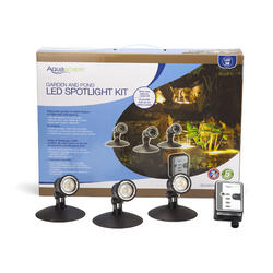 Submersible Pond LED Light Kit 12 Volt 3 x 1 watt with Photocell 