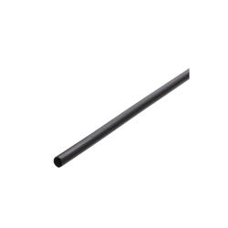 Black Straight 25mm Garden Poly Pipe 1m