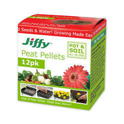 Jiffy Propagation Peat Pellets [36mm x 12 Pellets]
