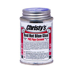 Christy's Red Hot Blue Glue - no primer needed 118ml
