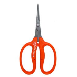 Chikamasa Professional Trimming Scissors Orange Handle [B500SF]