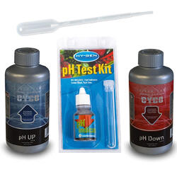 Cyco pH Test Kit - pH Up, pH Down & pH Test Solution [2 x 250ml]