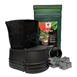 Autopot Black Hydrotray 4 Pot Kit - Fabric Pots 4 x 20L