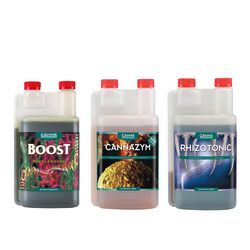 Canna Additives Pack - Cannazym, Boost, and Rhizotonic [3 x 1L]