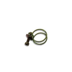Brass Spiral Clamp for Ribbed Hose [25mm]