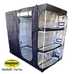 Powerhouse Baby Mother Harvest Multi Compartment Grow Tent | 1.2 x 2.4 x 2.0m 