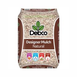 Debco Natural Designer Mulch 40L