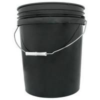 Black Pail Bucket and Lid 20L