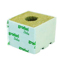Grodan Rockwool Propagation Cube with Hole 100mm