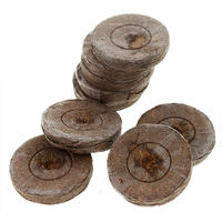 Jiffy Round Coco Peat Propagation Pellet with hole 42mm