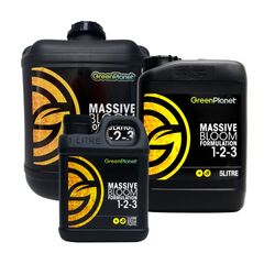 Green Planet Massive Bloom Formulation 1-2-3 1L 5L 20L