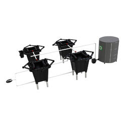 The Bucket Company 10 Gallon Stake Growers Kit 4 Pot System