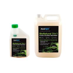 BioNatural 3 in 1 Pond Solution for Algae and Sludge 500ml | 5L