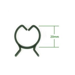 Green Spring Clips for Gardening 20mm 5 - 25 Clips
