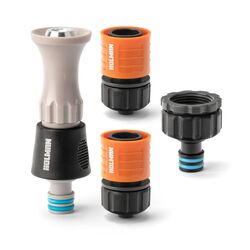 Holman Plastic Hi-Flow Nozzle & Connector Set -12mm 18mm