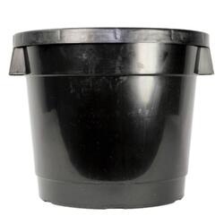 15L Flower Bucket with Handle 300mm Black