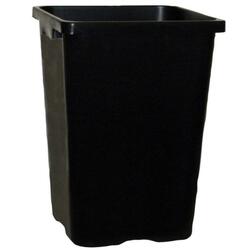 24L Square Flower Bucket 290mm Black 400mm Deep