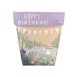 Happy Birthday Picnic Gift of Seeds