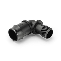 Holman 15mm (1/2″) BSP Male Thread – 25mm Barbed Threaded Elbow
