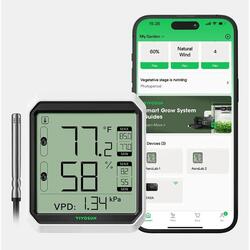 VIVOSUN AeroLab Smart Hygrometer Thermometer with Sensor Probe