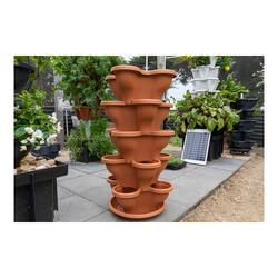 Verti Gro – 5 Tier Verandah Planter – Extra Large - Terracotta